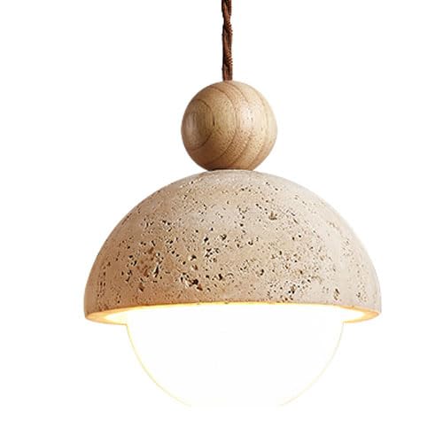 KXKLGWHN G9 Light Source Single-head Pendant Light, Simple Style Marble Glass Chandelier, Creative And Personalized Hanging Lamp, Restaurant Porch Decorative Lighting Fixtures