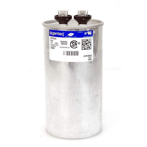 GE Genteq Round Capacitor 50 uf MFD 480 Volt Z97F8076 97F8076