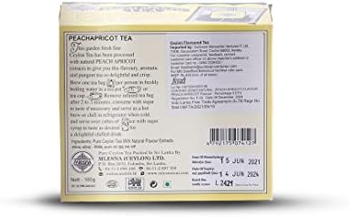 Mlesna Flavoured Tea Bag, Peach Apricot, 100g