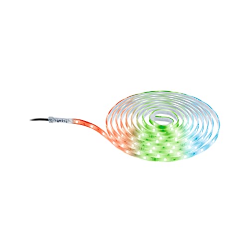 Paulmann 78892 LED Stripe SimpLED Outdoor 5m IP65 24LEDs/m RGB incl. 1x13 Watt dimmbar Lichtband Transparent Kunststoff