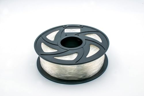 Filamento Flexible Transparente 100% TPU para Impresoras 3D | Alta Calidad y Flexibilidad | 1.75 mm | 95 Shore A | +/- 0.03 mm | 2 kg - Fernando Cortés