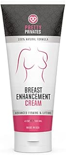 Pretty Privates – Breast Enhancement Cream – Breast Lifter – Larger, Firmer, and Fuller Breasts - All-Natural Fast Growth Breast Enlargement Cream – Breast Plumping Formula (4oz)