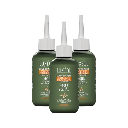 Conditionneur Antichute Luxeol 99% origine naturelle pour soin capillaire avec rincage