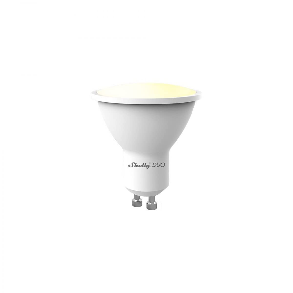 Shelly Shelly Duo GU10 | Ampoule LED dimmable Wi-Fi | Domotique | Compatible Alexa & Google Home | App iOS Android | Efficacité énergétique | Blanc chaud & froid