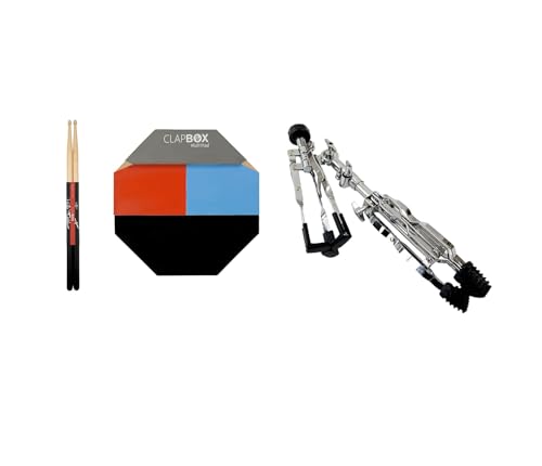 Image of Clapbox Multipad Drum Practice Pad COMBO with Stand & Drum Sticks