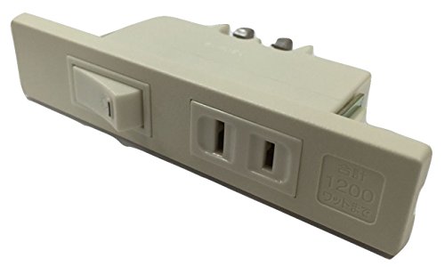 Panasonic 家具用ミニスイッチ付コンセント WF2049W