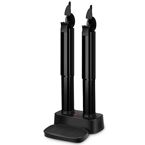 Boot Dryer-Electric 2 Shoe Dryer with Heat Blower for Quick Drying, Portable Shoe and Boot Dryer W/Adjustable Angle Detachable Tubes, Space Saving & Super Quiet Boot Warmer for Shoes Boots Socks