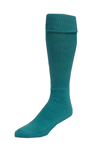 Heavyweight Teal, Adult Solid-Color Tube-sock