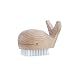Kikkerland Wooden Whale Nail Brush