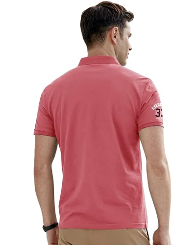 Image of Noble Monk Men's Cotton Blend Regular Fit Polo T-Shirt