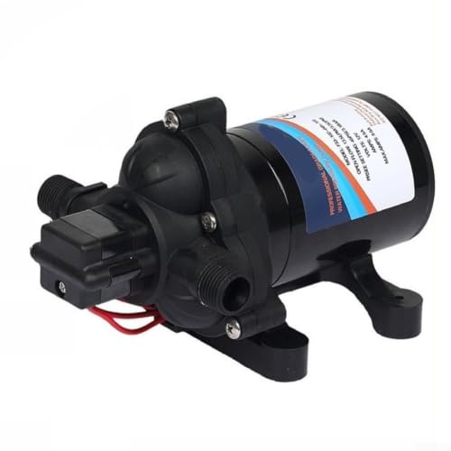 Bomba de agua de diafragma compacta para riego y caravanas de 12V 8