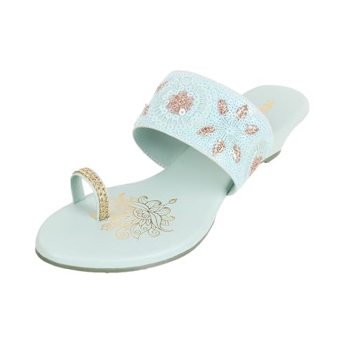 Image of Mochi Women Ethnic Wedge Heel Sandal