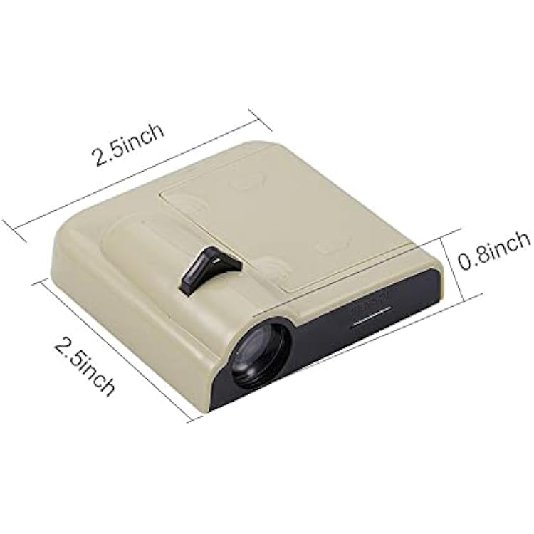 NewL Custom Logo Car Door Step Courtesy Welcome LED Light Personalized Projector Ghost Light (White, 2)