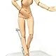 Bewegliche Schaufensterpuppe, Actionfigurenkörper, Anpassbare Posen, Zeichnungsmodell Zum Skizzieren, Zeichnen, Malen (Frau)