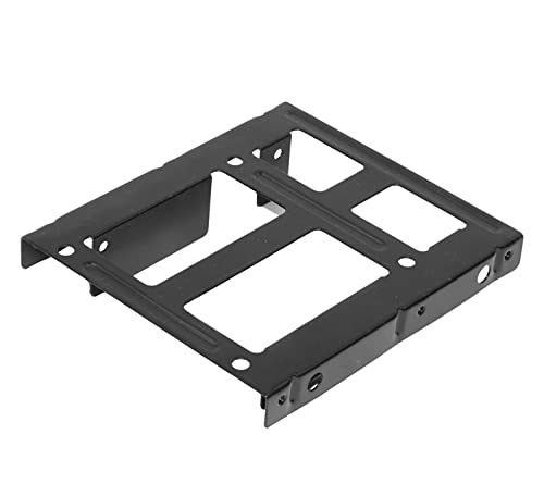 Meshiv Dual 2.5 inch to 3.5 inch Internal Hard Disk Drive SSD/HDD Adapter Mounting Kit Bracket (Pack of 1) - Image 3