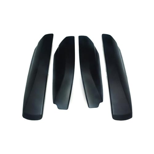 Housse protection barres toit Toyota Highlander XU50 2001-2007 plaston noir x4
