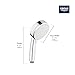 Grohe 29429000 Cosmopolitan Pressure Balance Shower Set, Starlight Chrome