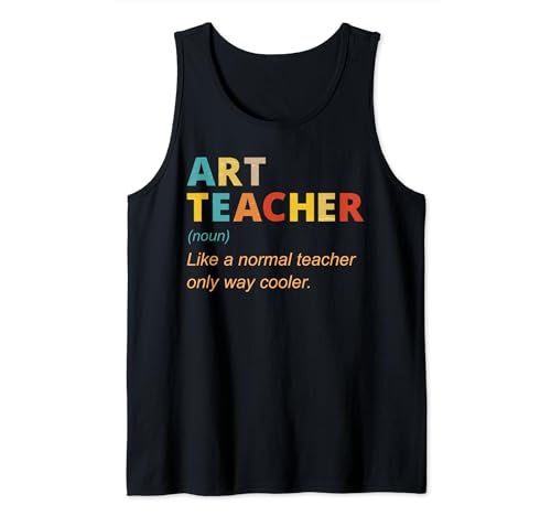 Funny Definition Art Teacher Professor School Gag Men Women Tank Top