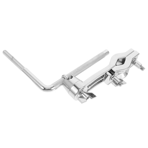 Herraje de montaje para rack de batería con soporte para campana y barra extendida curva miniatura 1