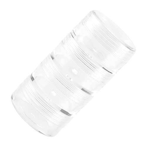Image of 10 Sets 40 Pieces 4 Layer Stackable Cosmetic Containers with Screw Lids, 10G /10ML Stackable Clear Bead Storage Containers Round Plastic Containers for Beads, Buttons, Jewelry