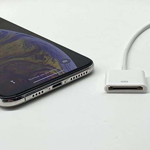 Lightning To 30 Pin Adapter,Mfi Certified 8 Pin Male To 30 Pin Female Connector Converter With Iphone Lightning Charger Cable Cord Compatible Iphone 12 11 X 8 7 6P 5S 4S 4 3 5G/Ipad/Ipod #TOP4