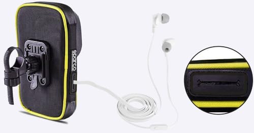 Étui vélo Sparco avec écran tactile sensible et double zip pour une étanchéité totale - 4