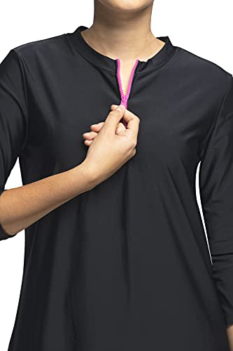 Shira Modest Woman Swim Dress | 3/4 Sleeve, Tznius Cover Up, UPF 50+, Quick-Dry4