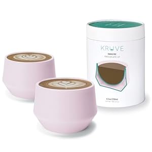KRUVE IMAGINE Latte Tassen Rosa 2er-Set
