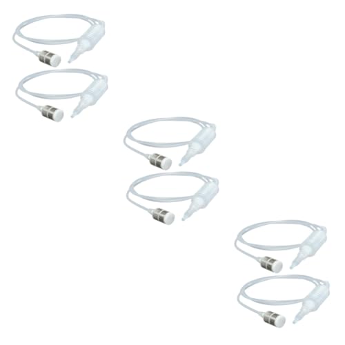 COLLBATH 6pcs Home Brewing Siphon Hose for Wine and Beer Transfer Manual Siphon Pump for Easy Liquid Movement Suitable for Home and Restaurant Use