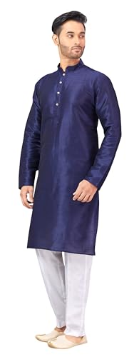 Image of Studio Shringaar Men's Cotton Relaxed Fit Straight Kurta