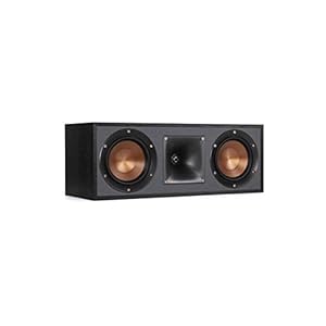 Klipsch R-52C Powerful Detailed Center Channel Home Speaker – Black