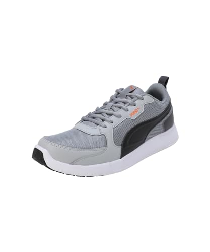 PUMA | Princeps Men's Sneakers | Cool Mid Gray-Dark Coal-Rickie Orange | 6UK