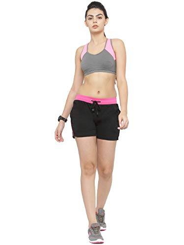 Image of UZARUS Women's Cotton Sports Gym Causal Shorts - Pack of 2