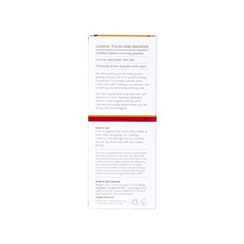 Trilogy Vitamin C Polishing Powder 1.06 Fl Oz - For Dull Skin - Cleanse, Polish And Brighten With Rice Starch, Vitamin C & Mandarin - Made In New Zealand - Clean, Natural Beauty #TOP3