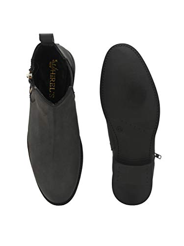 Image of HiREL'S Men's Chelsea Zipper Boots | Soft Cushioned Insole, Slip-Resistance, Dynamic Feet Support, Arch Support & Shock Absorption