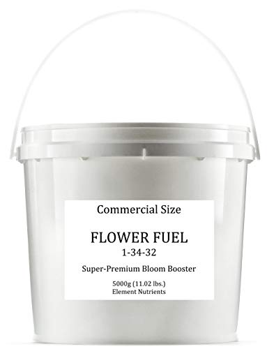 Bloom Booster and Yield Enhancer for Plants - Big, Heavy, Healthy Harvests, for Use in Soil and Hydroponics - Concentrated Phosphorus and Potassium - Flower Fuel 1-34-32, 5000g