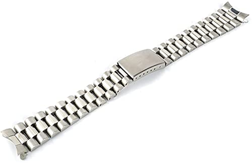 Bracelet montre 18mm 20mm acier inoxydable massif poli brossé anti-corrosion