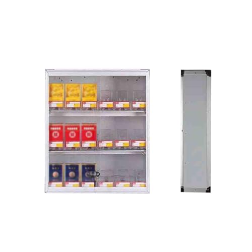 Présentoir à Cigarettes, présentoir Mural verrouillable pour Cigarettes - Porte-allumettes pour la Vente au détail et vitrine de comptoir pour Cigarettes...