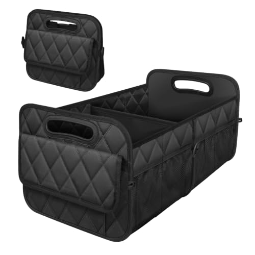 Deosk Car Trunk Organizer for SUV, Car Organizers and Storage with Reinforced Handles, Car...