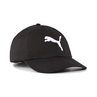 PUMA Unisex Adult's Essentials Cat Logo Baseball Cap, PUMA Black, One Size