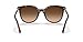 Versace VE 4404 108/74 Havana Plastic Round Sunglasses Brown Gradient Lens