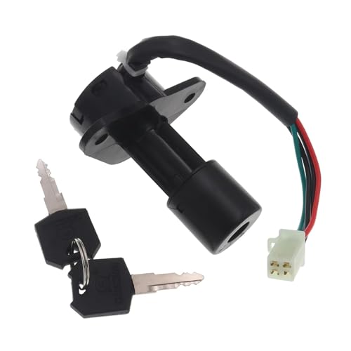Cerradura de interruptor de encendido Suzuki GS125 con cable de bobina para motocicleta 4