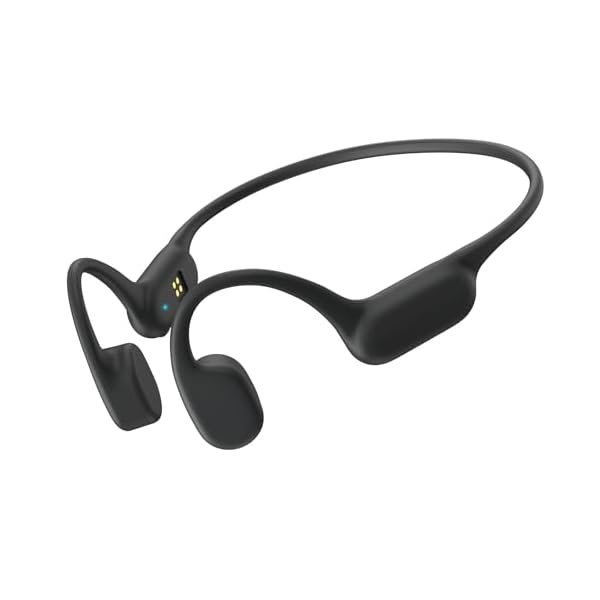 Bone Conduction Headphones, Open Ear Headphones Bluetooth 5.4 Wireless Headsets with Mic,IPX7 Waterproof Sport Headphones for Running, Cycling, Workout(Black)