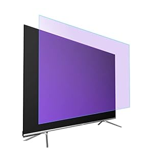 AIZYR Anti-Blue Light Anti-UV TV Screen Protector Matte Anti Glare Monitor Filter Guard Against Radiation Reduce Eye Fatigue for 75-85in LCD, LED, OLED & QLED 4K HDTV, 82inch 1831x1049mm