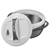 Pinnacle Large Insulated Casserole Dish with Lid 3.6 qt. Elegant Hot Pot Food Warmer/Cooler -Thermal Soup/Salad Serving Bowl Stainless Steel Hot Food Container–Best Gift Set for Moms