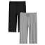 Black & Light Gray (2 Pack)