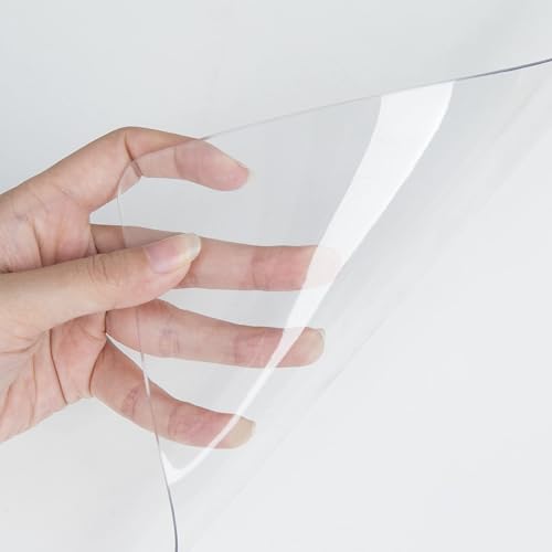 Oterri Clear Writing Desk Pad, 24’’x17” Heat Resistant Waterproof PVC Round Edge Durable Desk Protect Mat, Anti-Static Writing Mat Table Protector - Thumbnail 7