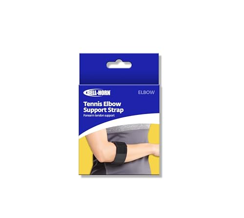 Bell-Horn Tennis Elbow Support Strap in Black by Bell-Horn