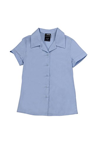 French Toast Girls' Short Sleeve Pointy Collar Blouse