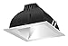 RAB Lighting NDLED6S-50Y-M-S LED Trim Mod 6 Square 3K LED 50-Degree Matte Cone Silver Ring